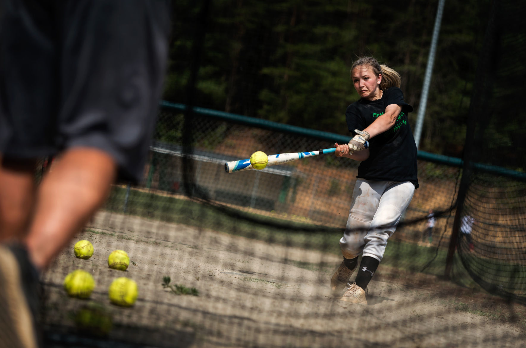 North Stokes Softball Practice